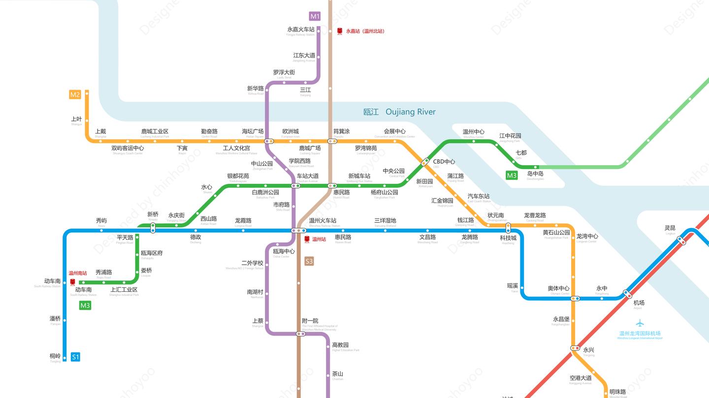 溫州軌道交通線路圖(2026 / 運營版) - 知乎