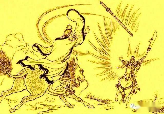 姜子牙慌了,急忙展开元始天尊所赐的杏黄旗,这才勉强挡住了孔宣的雷霆