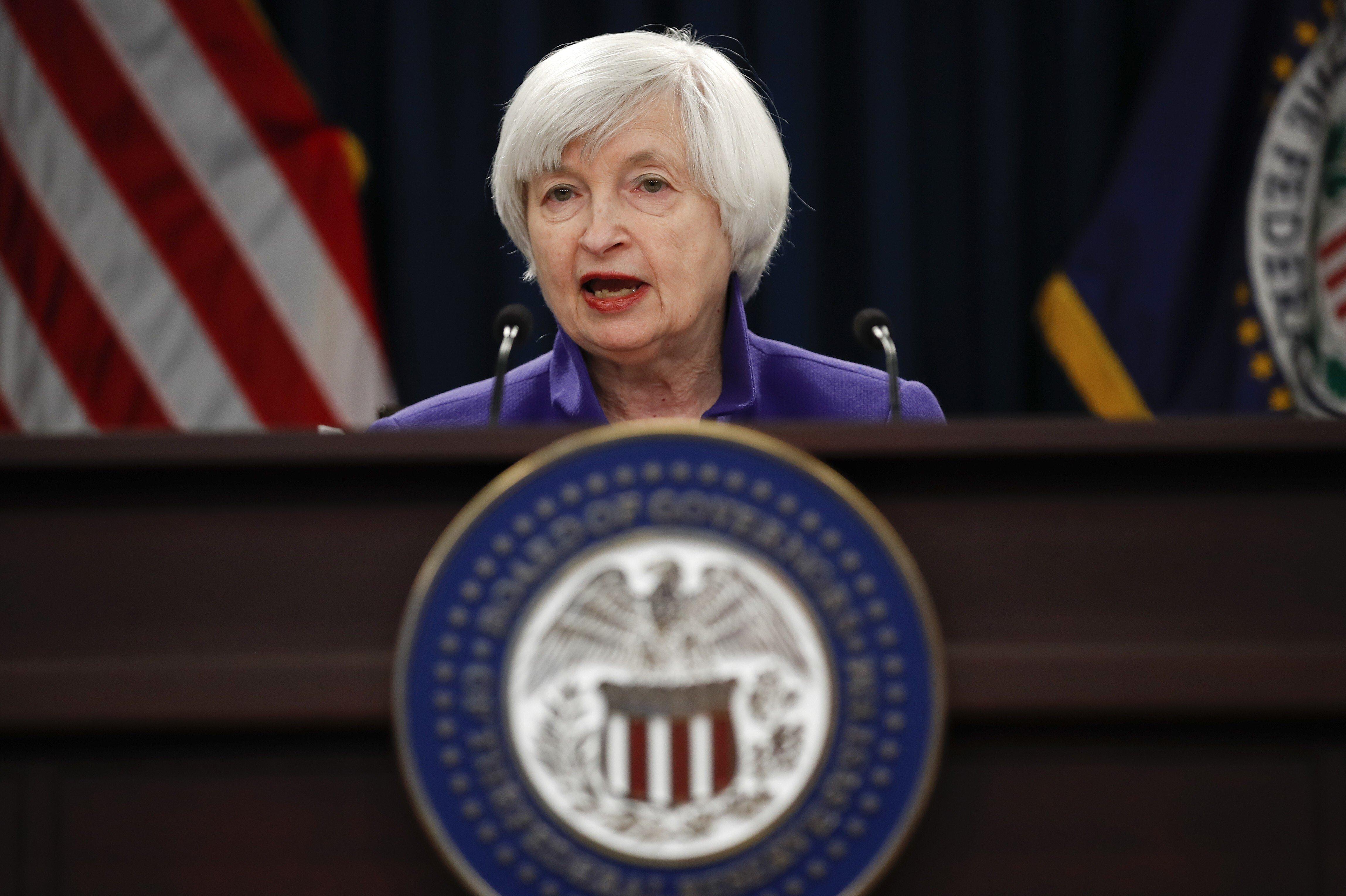 美财长珍妮特·耶伦(janet louise yellen)上半年在纽约时报举办的一