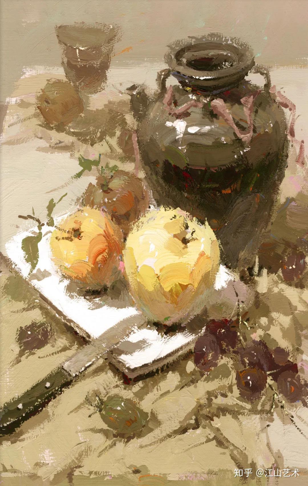 江山艺术名师教你画高分色彩考取美院四个步骤学会色彩静物绘画