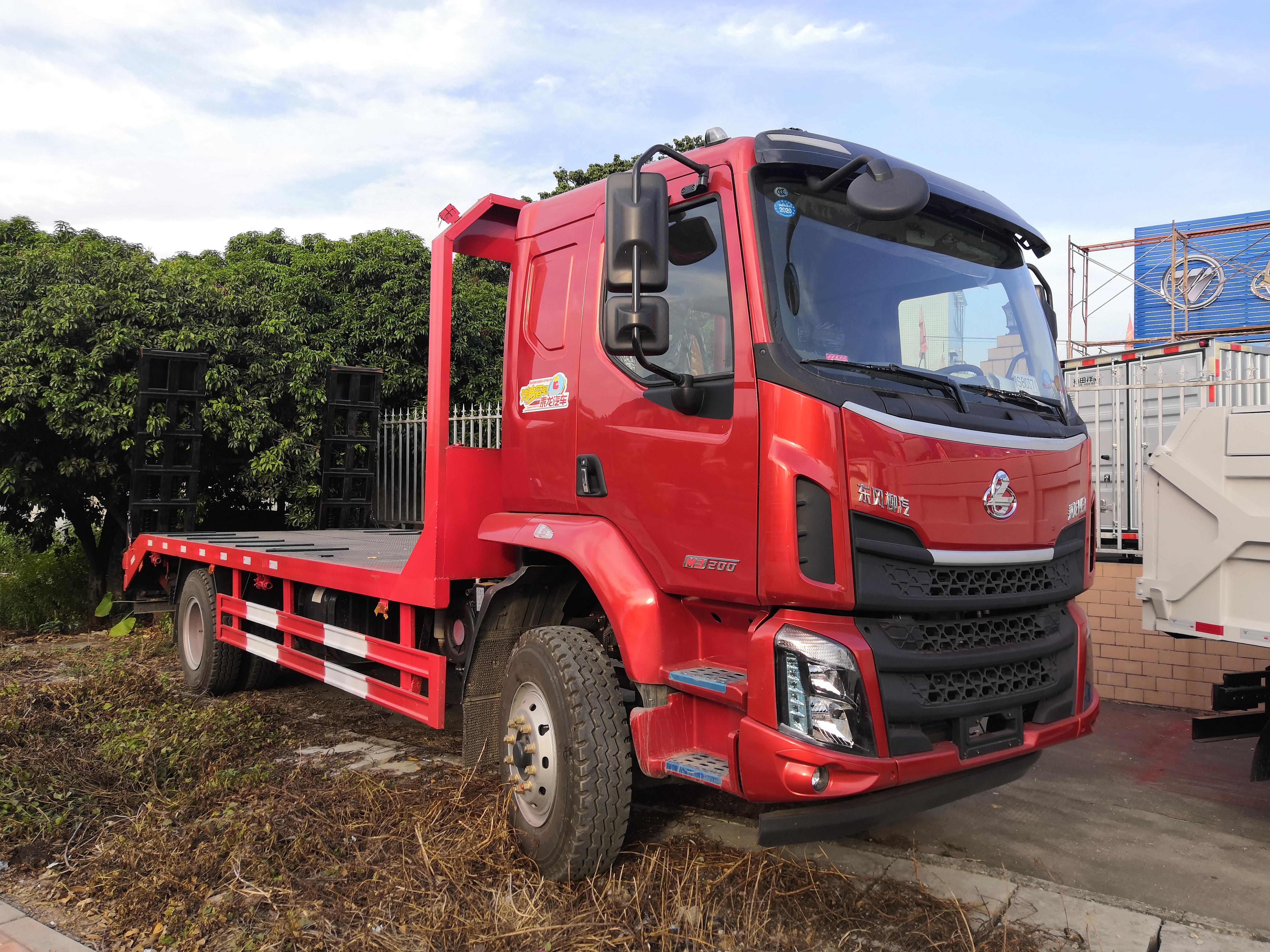 乘龙中型2轴平板运输车配置价格