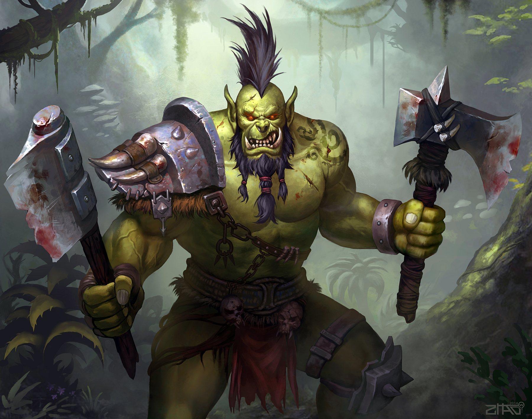 wow里的兽人怎么来的专家或是因为人兽杂交