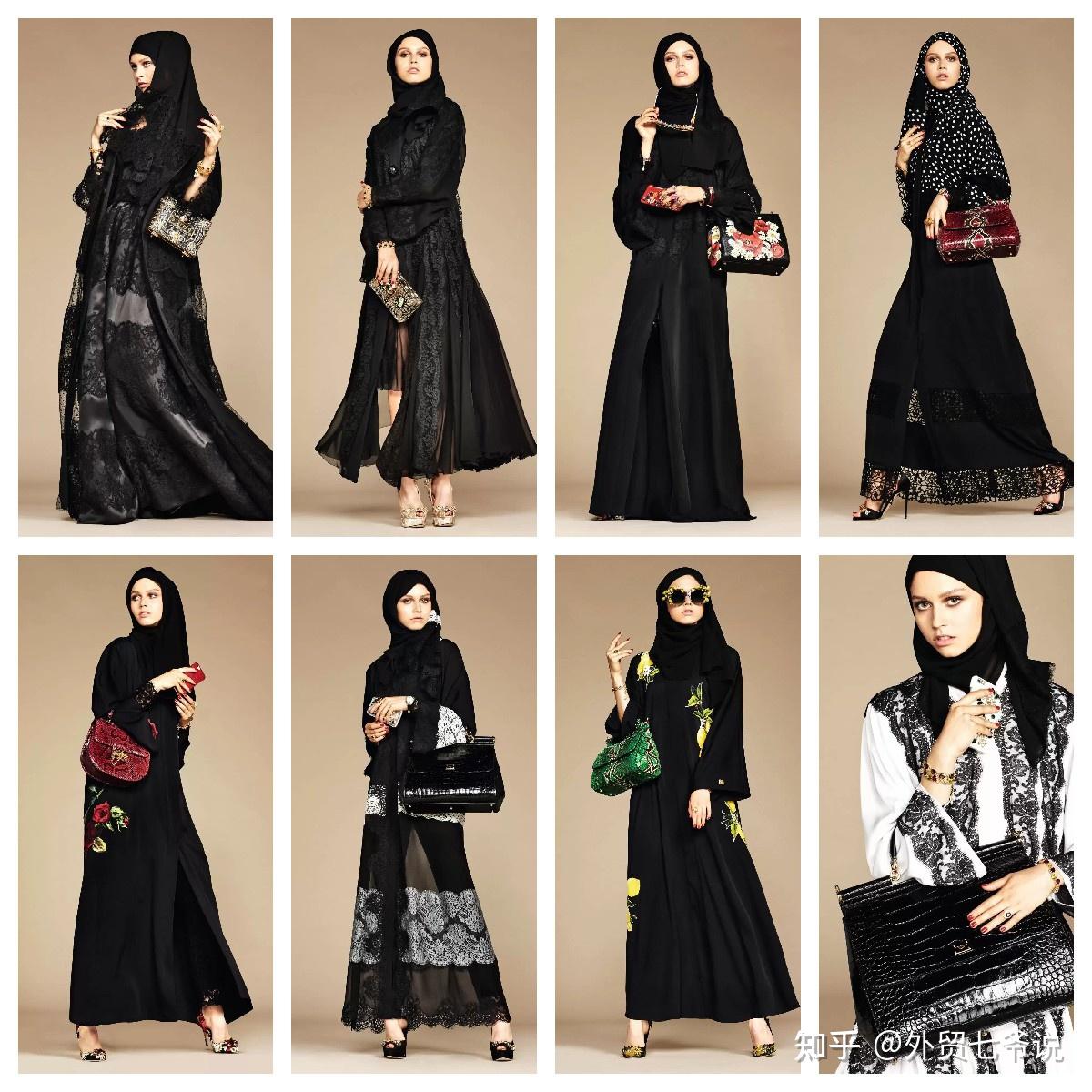新款穆斯林女装中东阿拉伯连头巾长袍纯色大码连衣裙muslim abaya-阿里巴巴