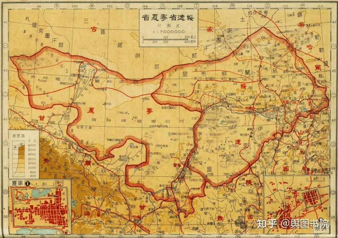 内蒙古这5个村镇,逆袭成地级市,百年舆图鉴赏 - 知乎