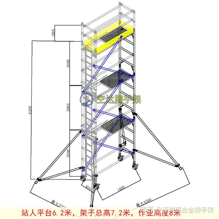 脚手架直爬梯标准图片