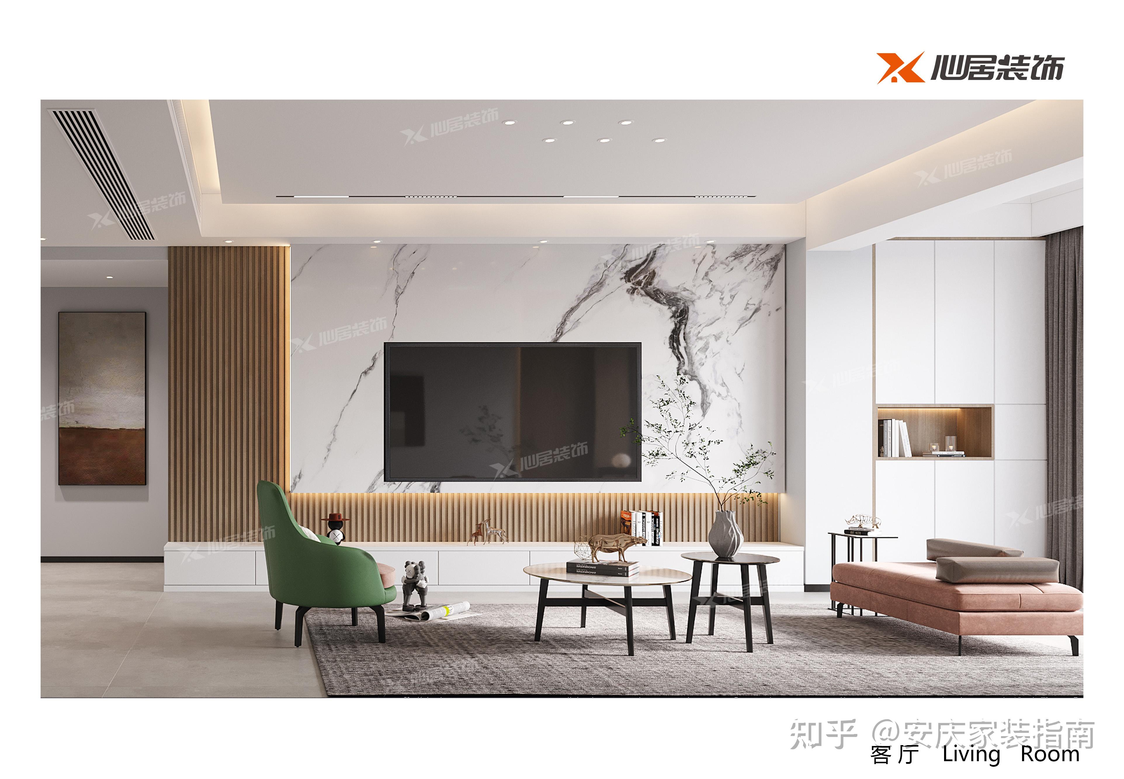 130平三室两厅|现代轻奢风·效果图分享 - 知乎