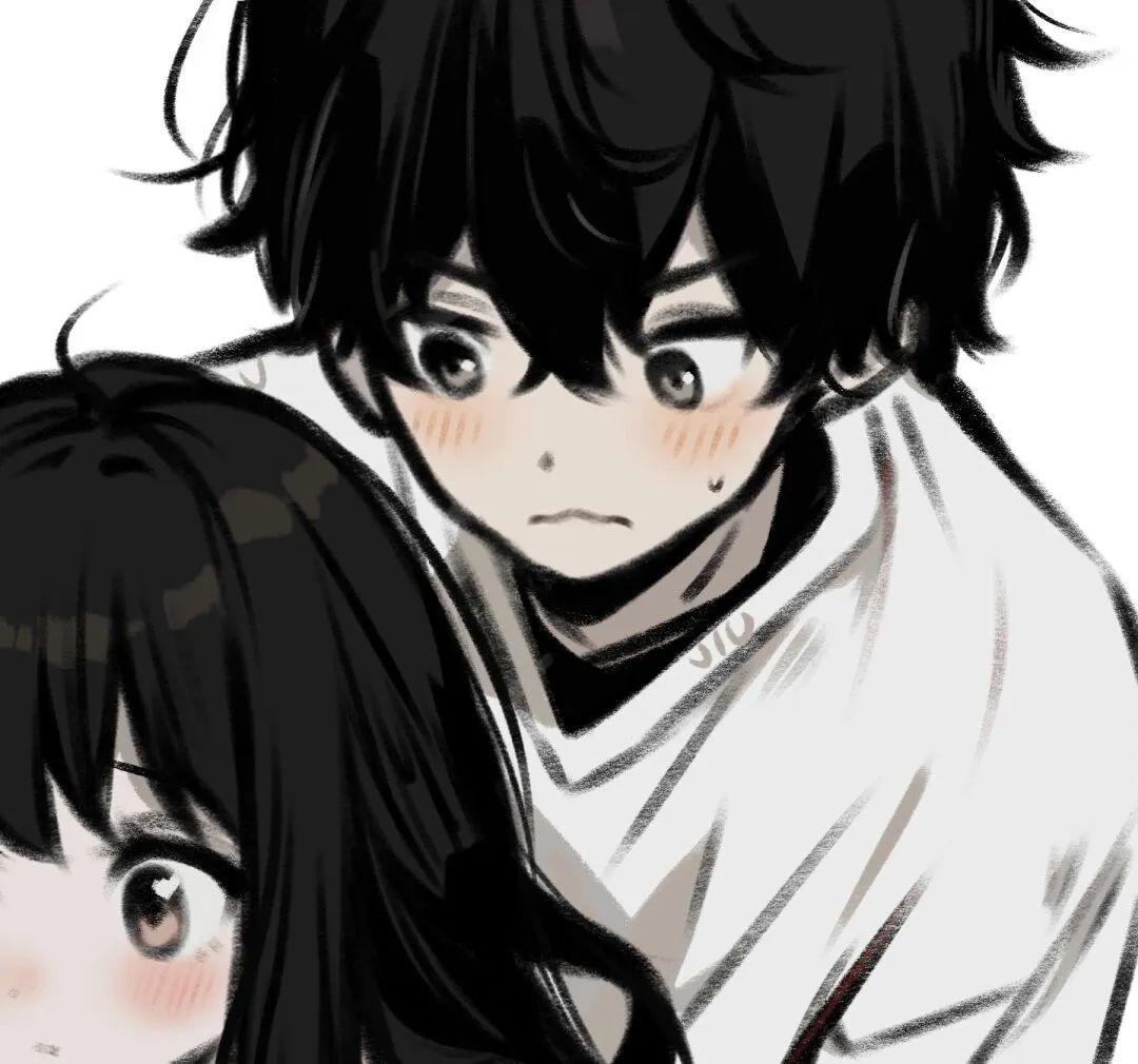 情侣头像丨怦然心动卡通情侣头像