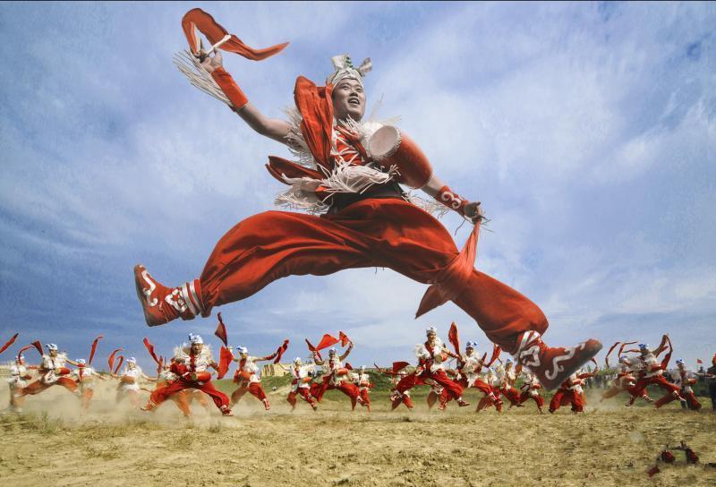 陕北横山老腰鼓 美名扬天下