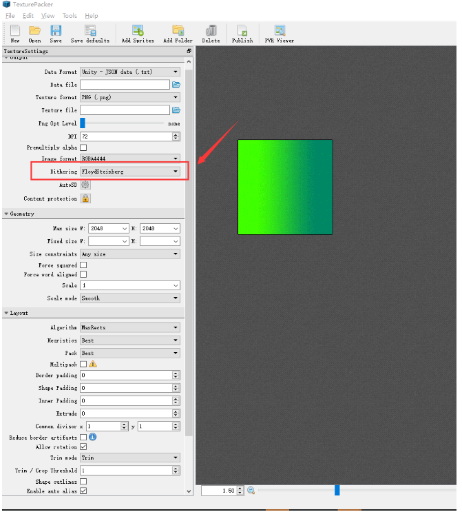 unity texturepacker