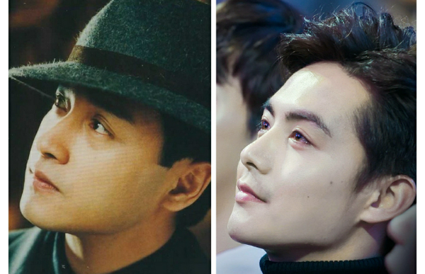 马天宇和张国荣相貌上究竟哪里像?