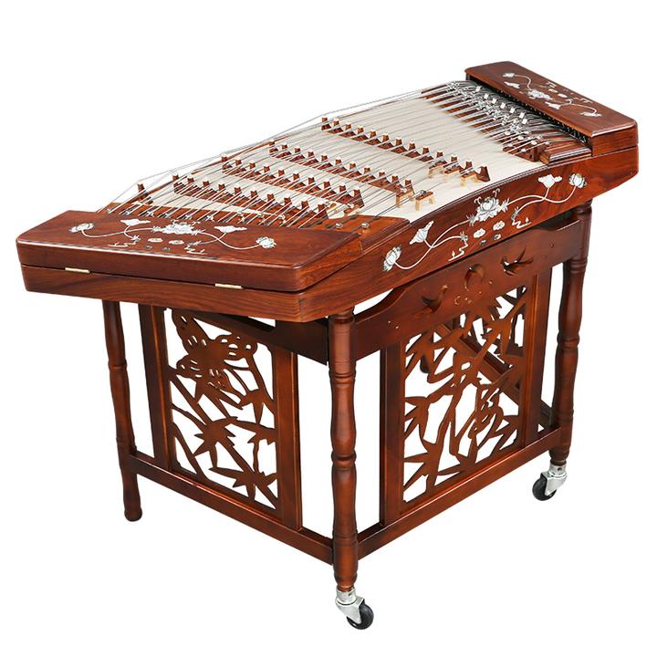 初学:星海8671ky:星海 扬琴初学入门色木材质教学系列酒红色杨琴初学