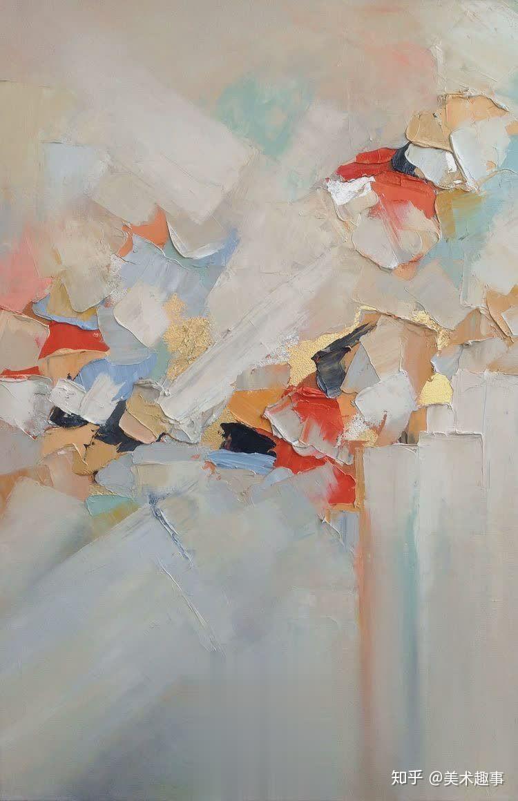 艺术家blairewheeler油画作品颜料厚刮堆积出来的特殊立体感与偏灰