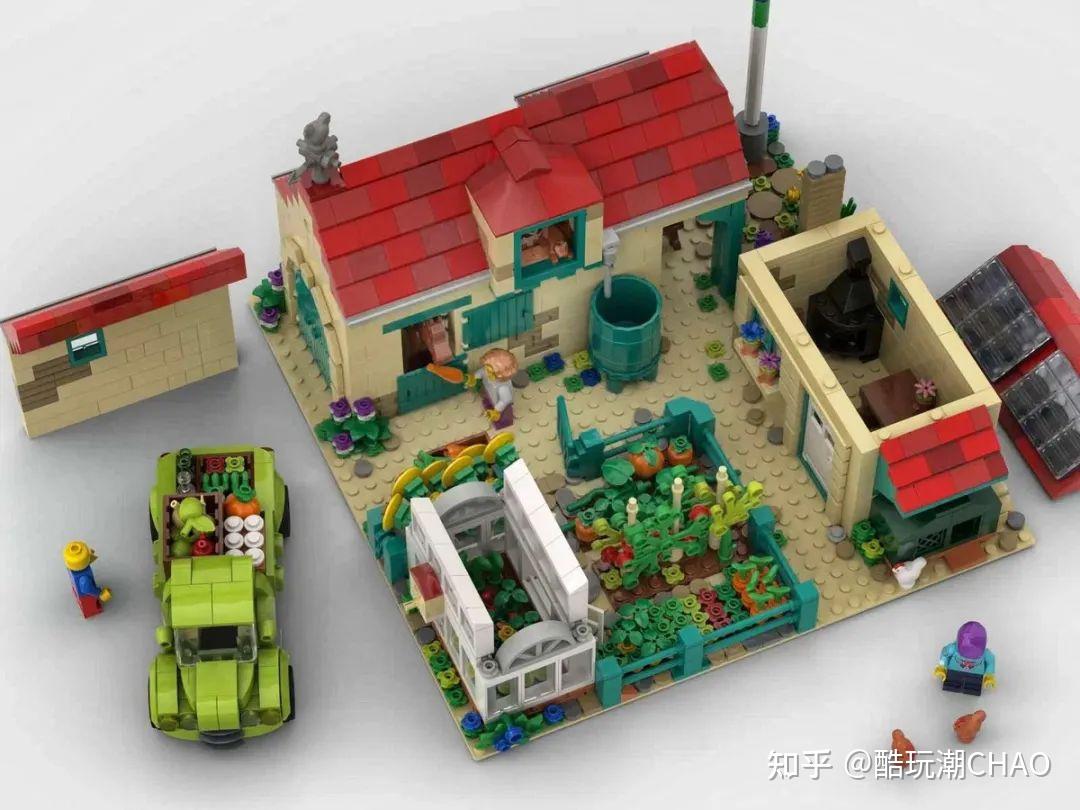 乐高ideas作品《农场的美好一天》获得10000票支持 - 知乎