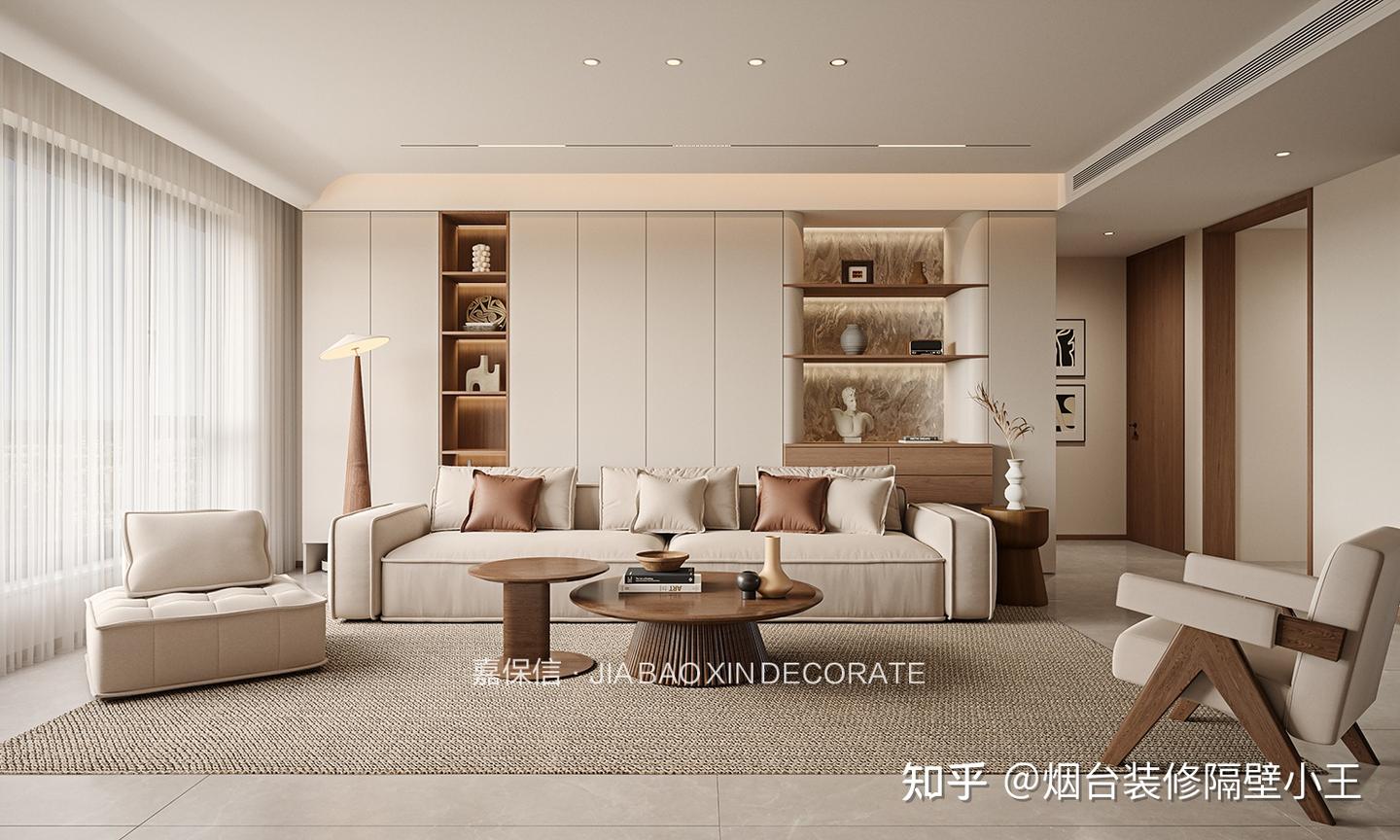 烟台龙湖春江天玺 128㎡现代简约风：减法设计下的治愈空间 - 知乎