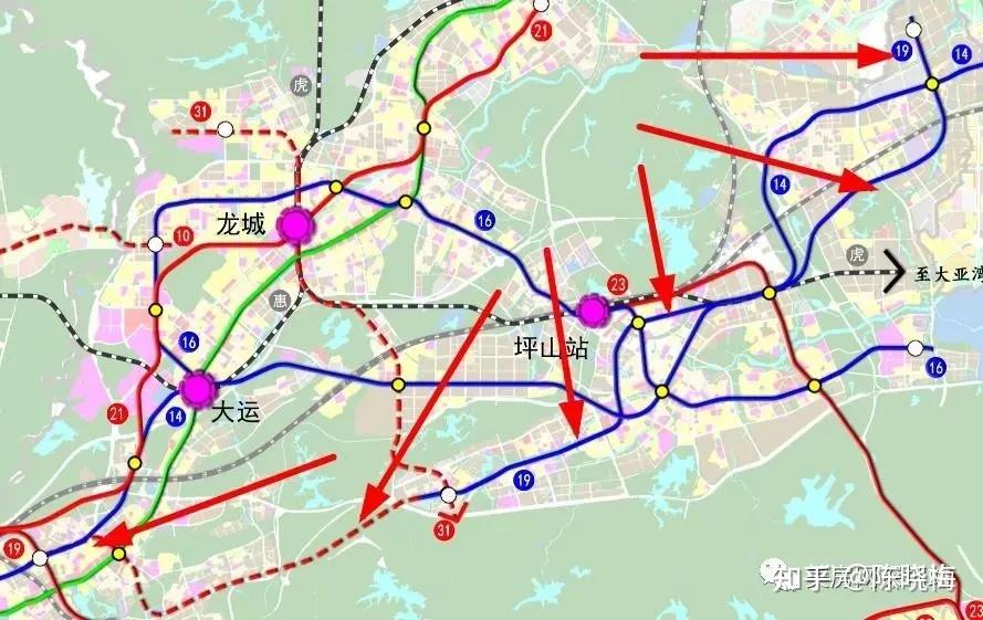 深圳地铁线路图（最详细，1-33号线），附高铁与城际线路图，持续更新 - 知乎