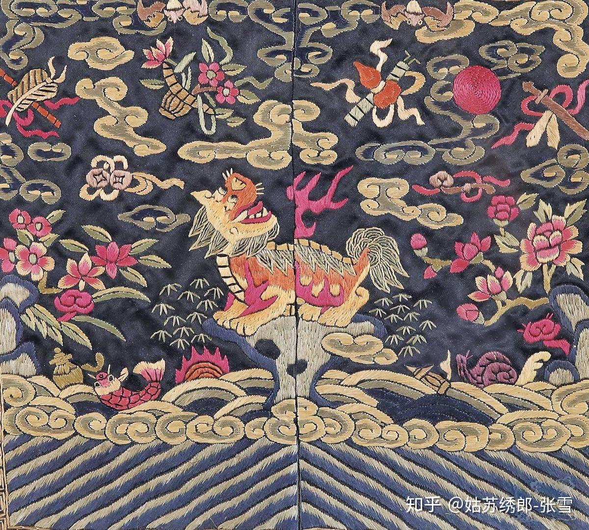 鉴赏 | 刺绣织锦补子