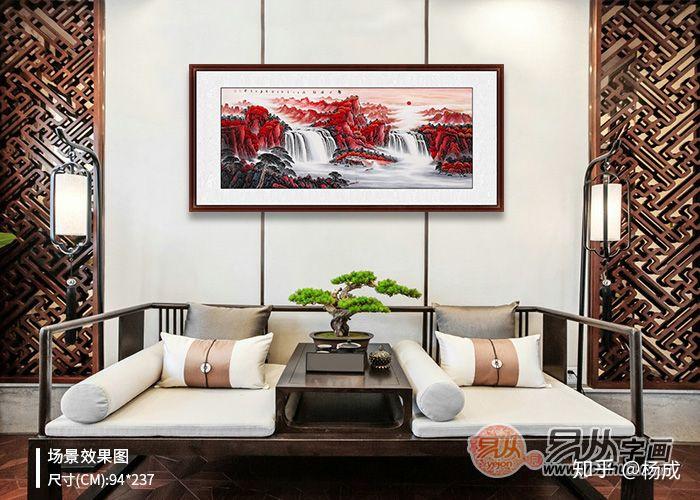 客厅挂一幅山水画,有哪些讲究? - 知乎