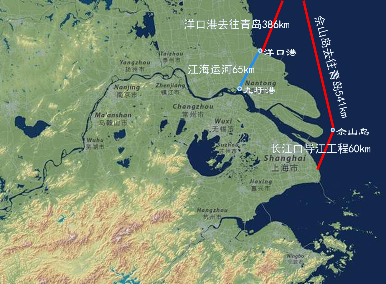 49长江口导江工程的另一种选择江海运河