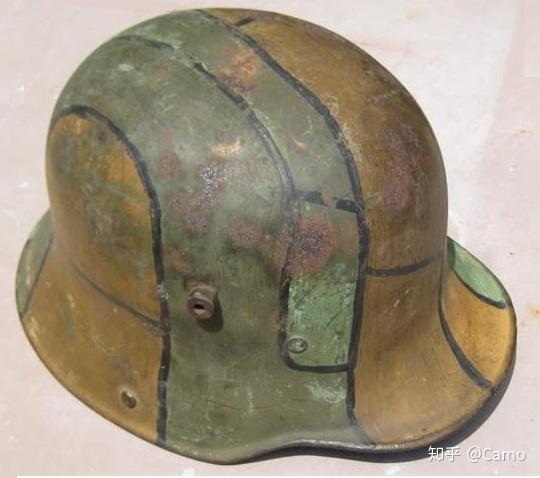 一战德国钢盔迷彩伪装
