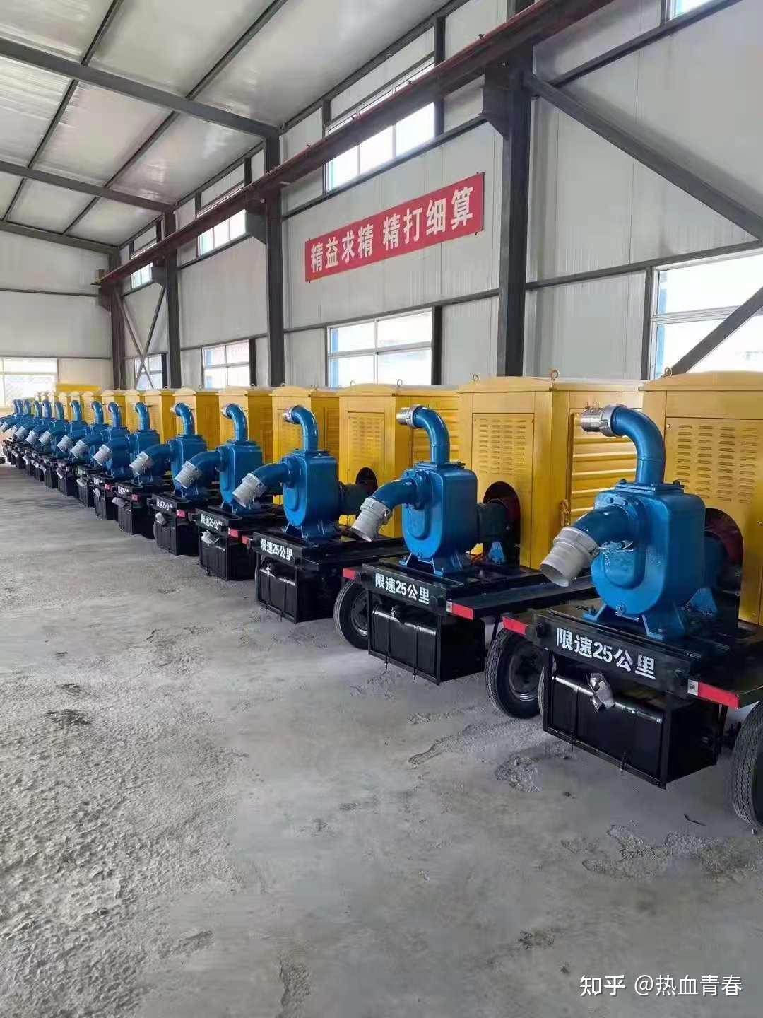 防汛应急1000方柴油水泵龙吸水型