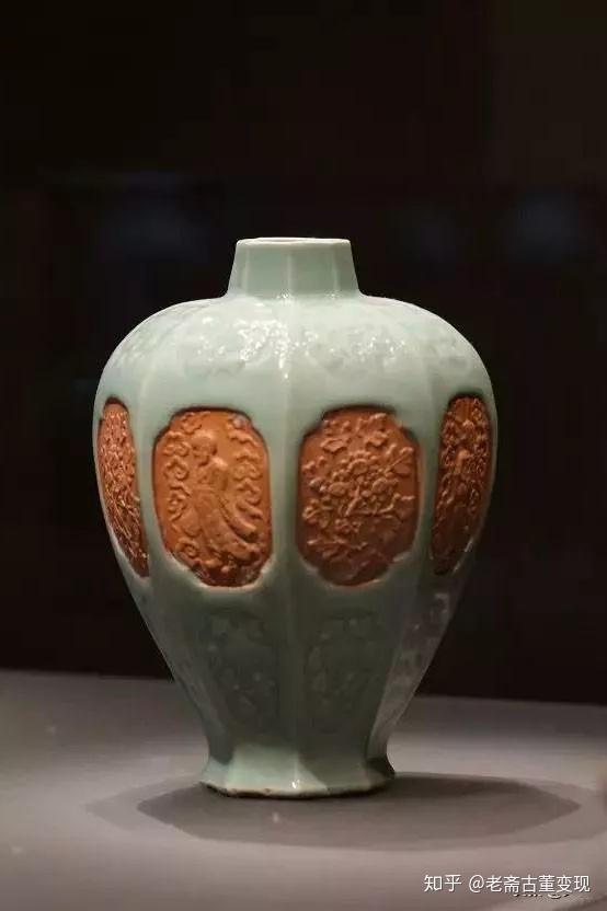 中国古玩 最新作，2026 龍泉窯青磁渦文梅瓶・元時代 | 銘品 知乎 北宋