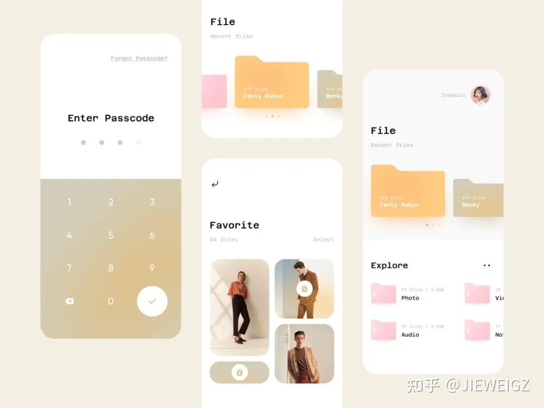 UI设计｜文件管理APP设计灵感 - 知乎