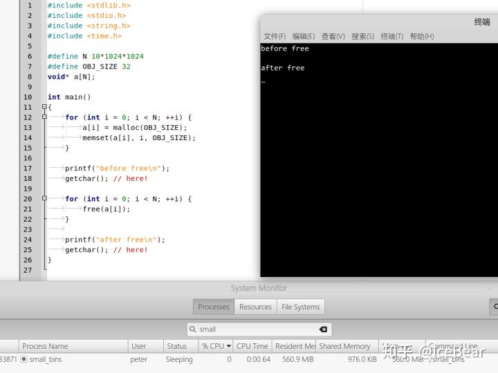Linux 下 malloc 的小对象分配缓冲机制对 bench 的结果误导 - 知乎