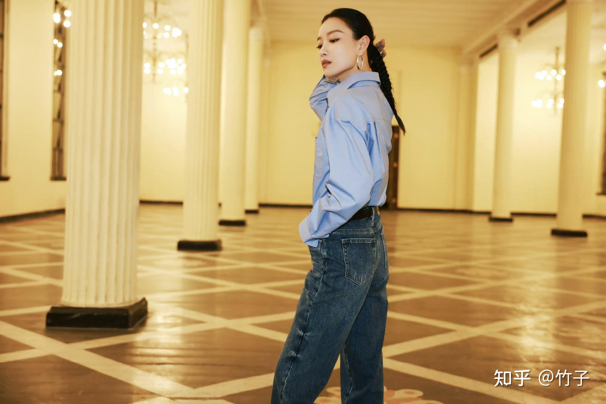 倪妮最新穿搭,基础单品也可以这么有型,又盐又甜又酷又飒好美! - 知乎