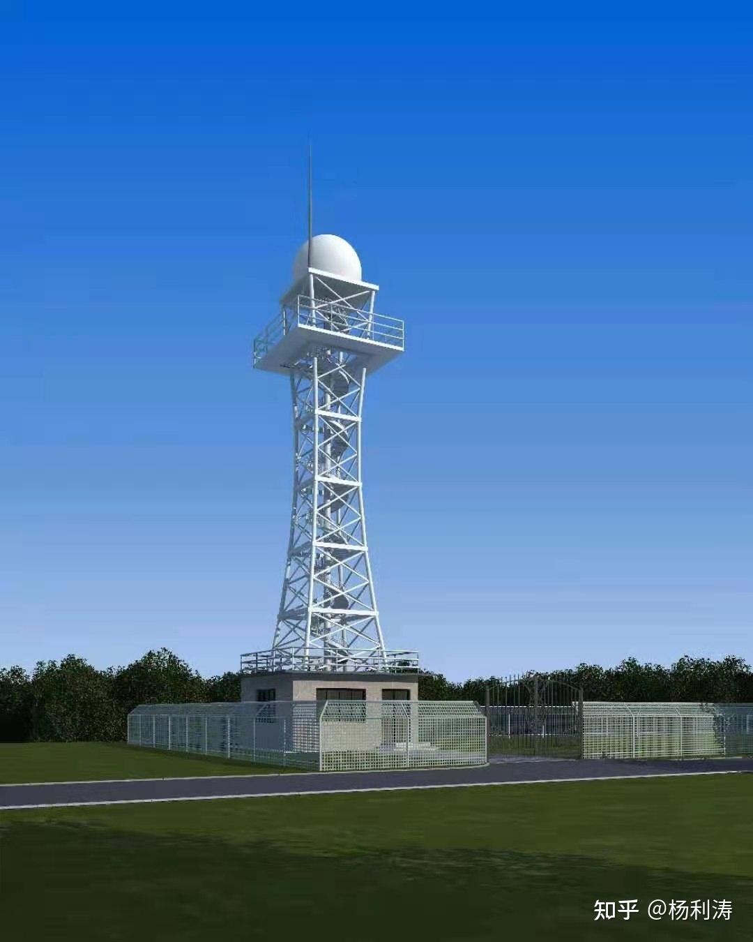 单机雷达设备雷达钢结构塔捷力通防雷