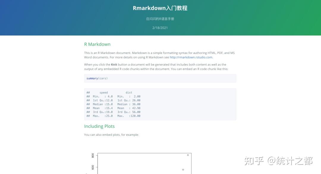 1.5w字的Rmarkdown入门教程汇总 - 知乎