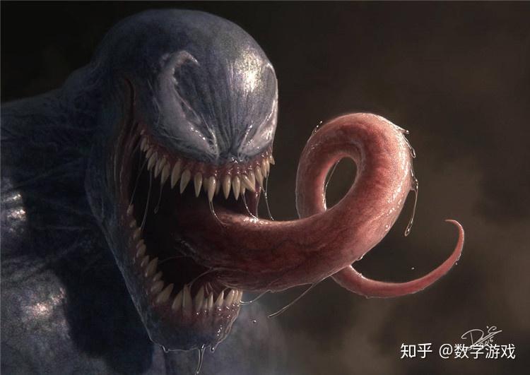 8个状态下的漫威毒液舌头真灵活720旋转