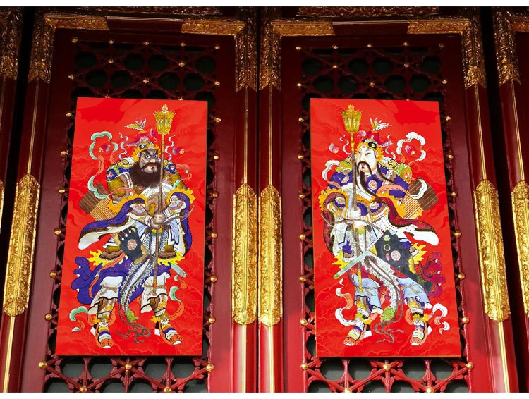 贴门神有讲究,门神是否需要拜? - 知乎