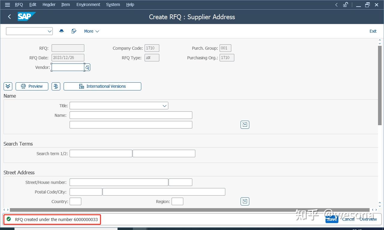 Create RFQ IN SAP create-rfq-in-sap