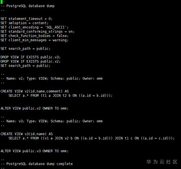 GaussDB(DWS)应用实战:对被视图引用的表进行DDL操作 GaussDB(DWS)应用实战:对被视图引用的表进行DDL操作