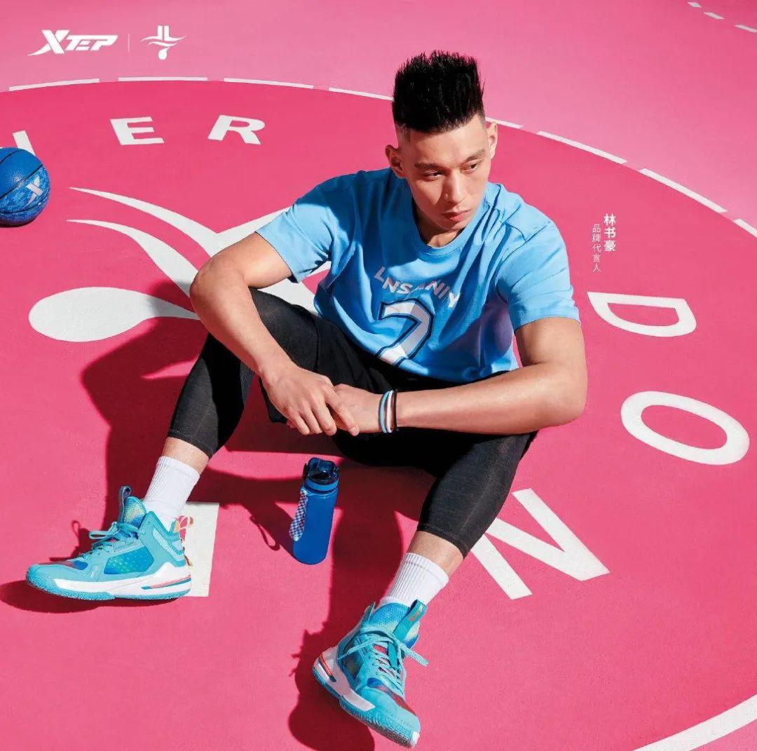 林书豪上脚特步新鞋款又一双实战神鞋