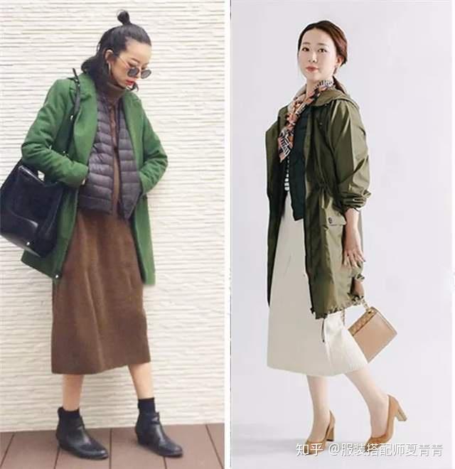 最近火了一种穿搭叫大衣薄羽绒服时髦保暖冬天就这样穿