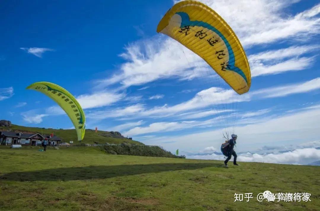 安基山是白水洋鎮第二高峰,海拔880米,山頂是安基山滑翔傘基地,這是