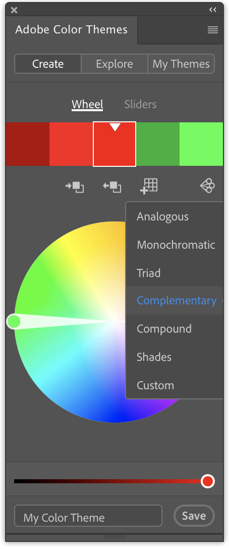 Adobe color themes как установить