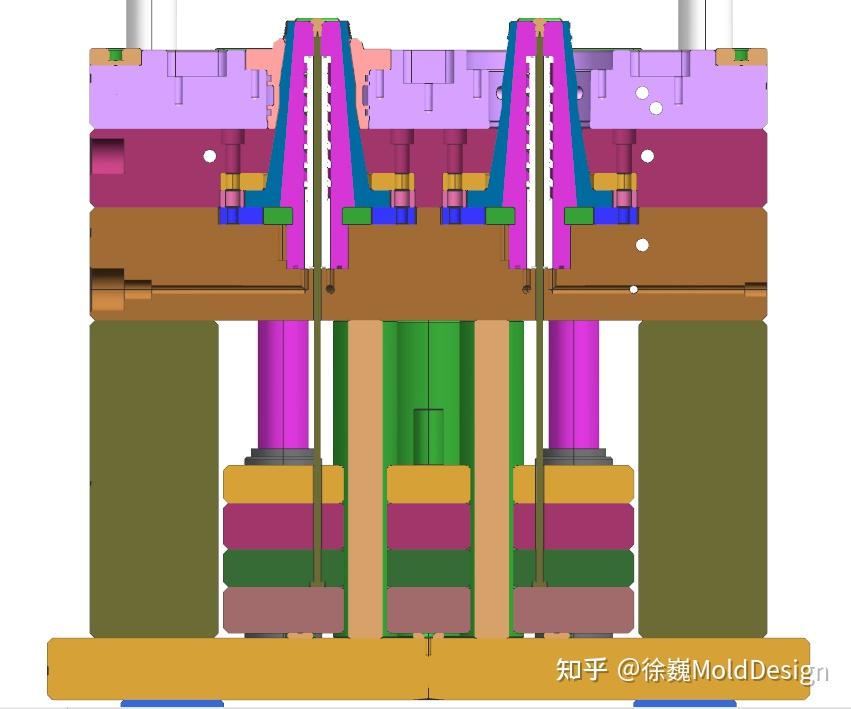 塑胶模具二次顶出动画图片