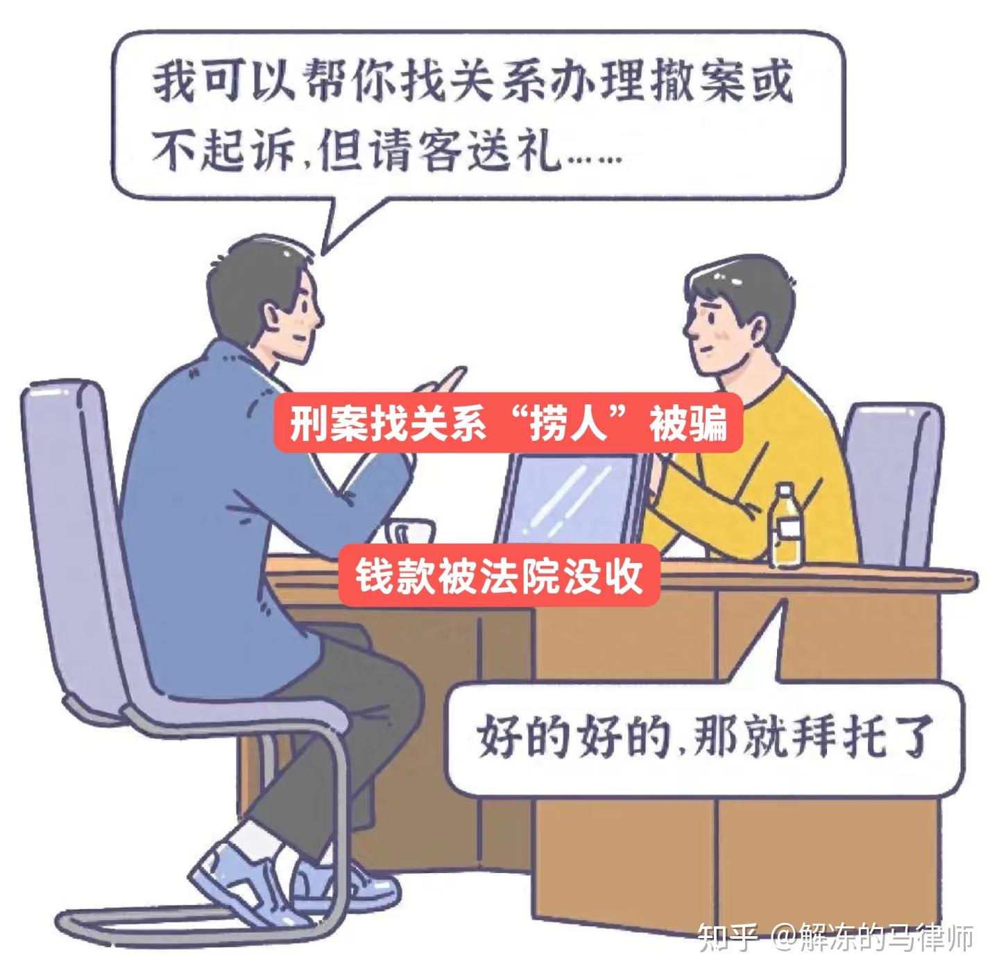 刑案找关系“捞人”被骗,钱款被法院没收 - 知乎