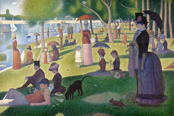 腕 | 法国后印象派画家乔治·修拉(Georges Seurat,1859~1891) - 知乎