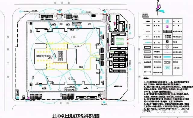施工現場不會佈置25個項目50餘張cad版平面佈置圖紙一招輕鬆學會