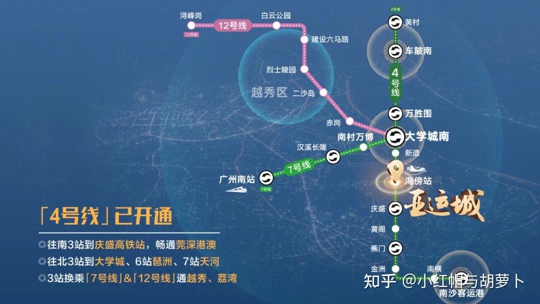 亚运城交通配套全攻略地铁34号线新化快速直通琶洲