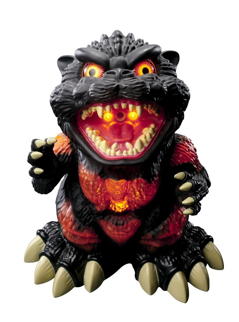 哥斯拉的眼睛和身体的火焰效果在这款商品中完美重现,搭配上加湿器