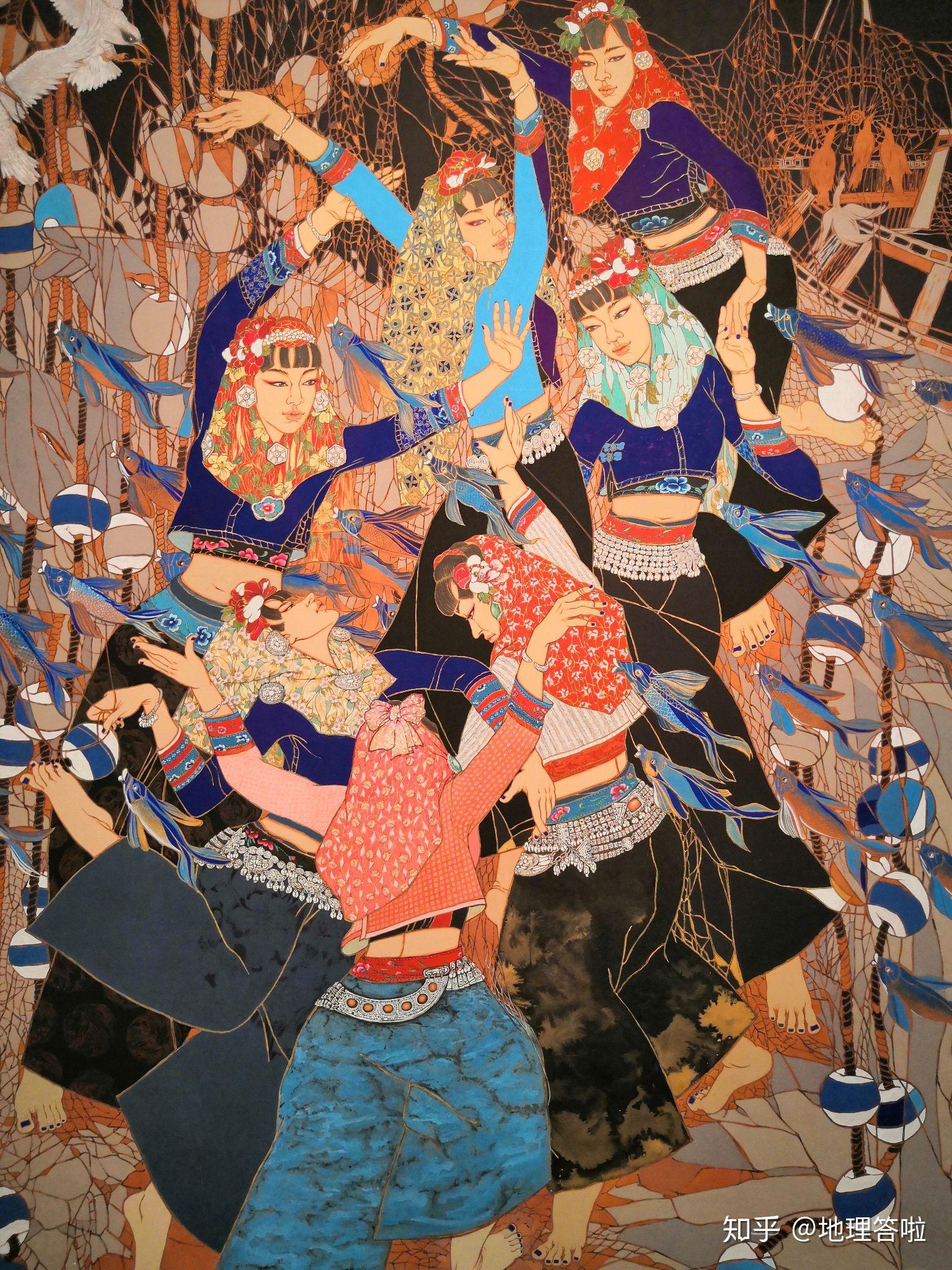 现代中国画中描绘的女性形象是什么样的