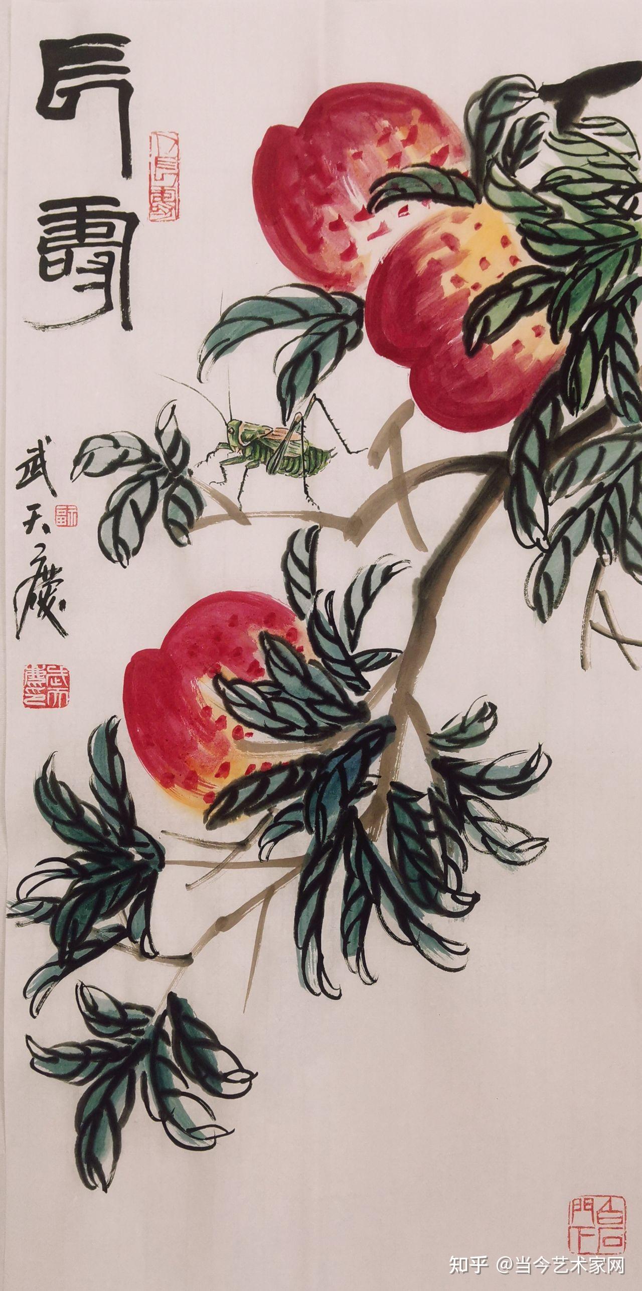 寄萍堂上老人齐白石先生的嫡孙女齐丽霞大师的衣钵亲传入室大弟子良石