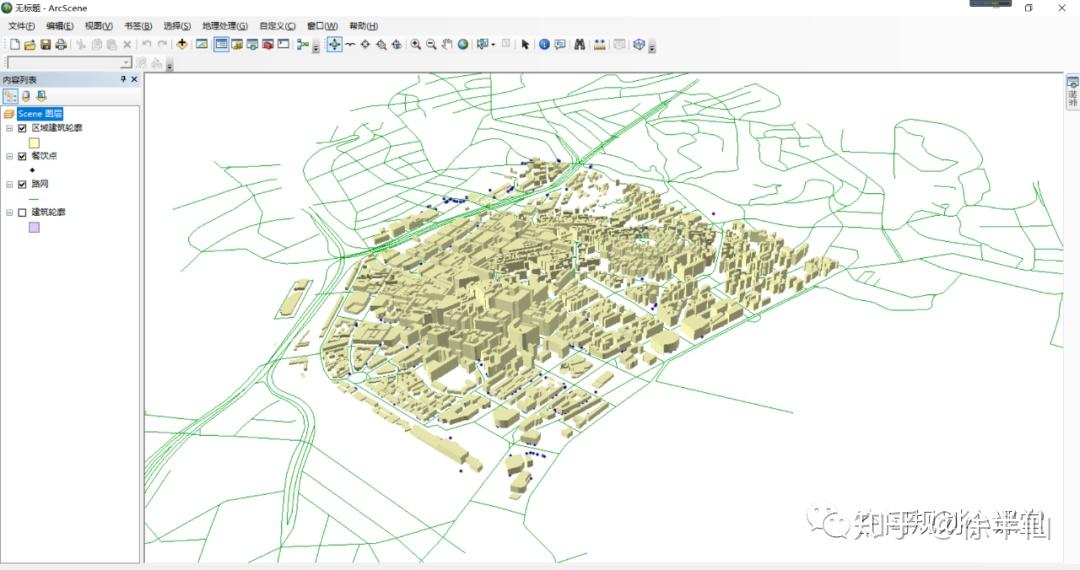 一鍵製作任意城市建築場地模型gis小技巧