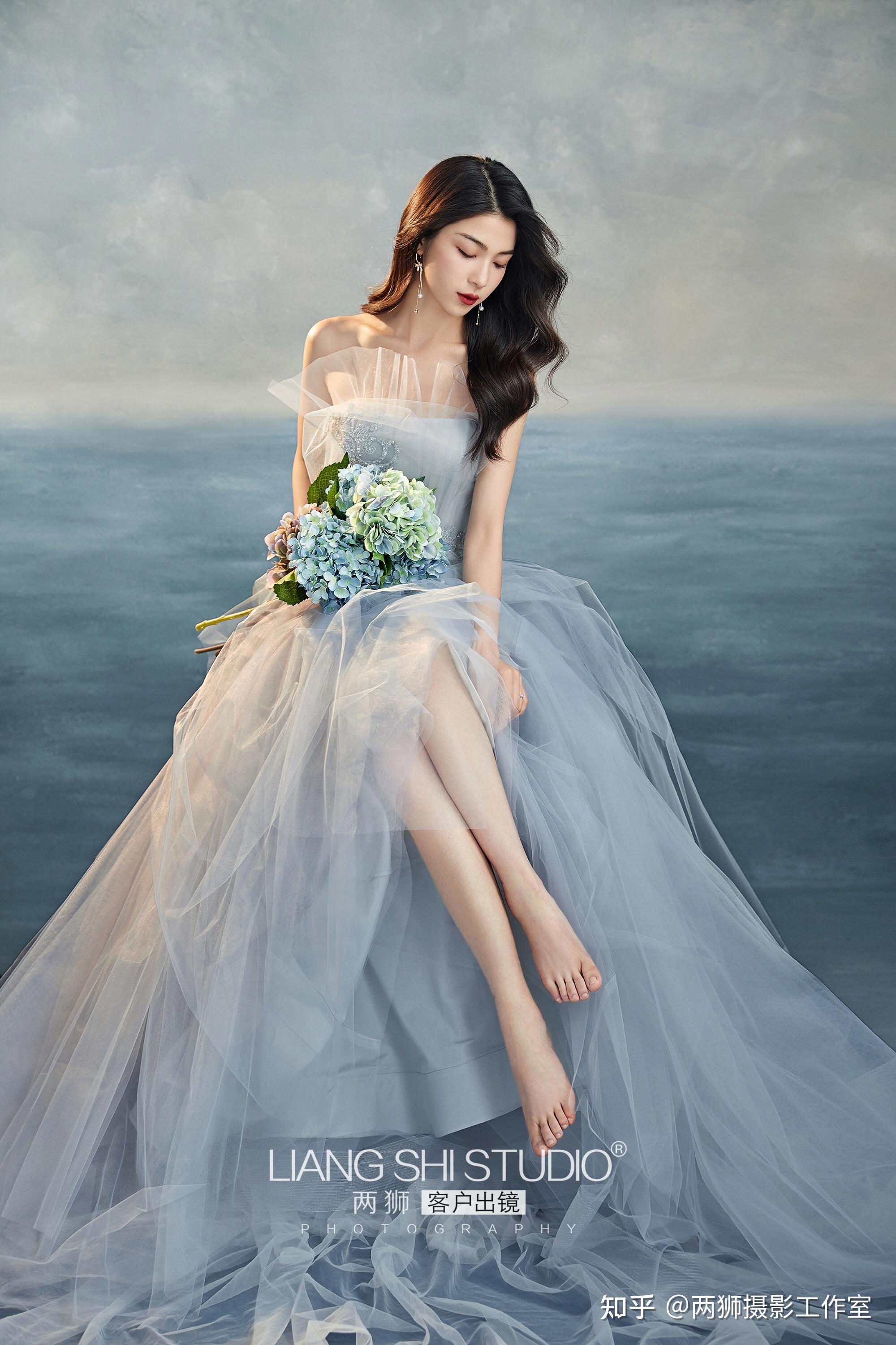 ShiniUni 殿堂级别蓝色婚纱 - ShiniUni婚纱礼服高级定制设计 - 设计师品牌