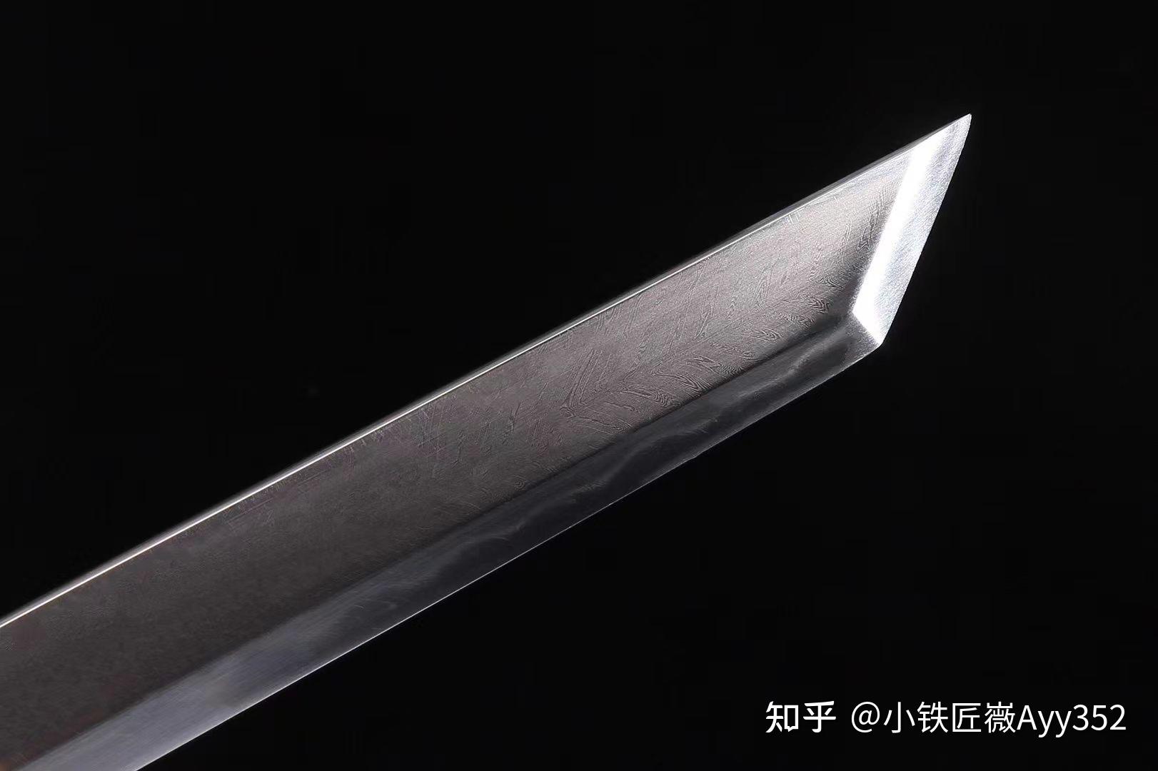 盛世复古唐刀铜装鎏银羽毛纹烧刃