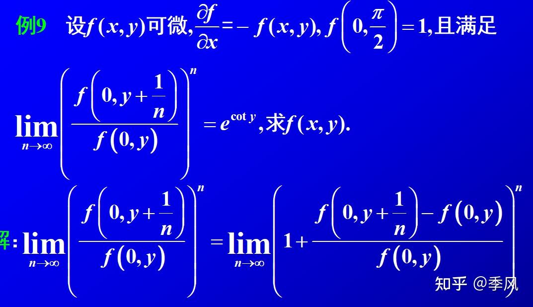 多元函数微分学